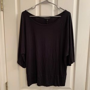 NWT soft black flowy t shirt